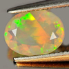 Good Natural Gem 0.58 Ct. Oval Shape Multi Color Play Of Colour Opal