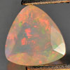 Natural Gemstone 0.47 Ct. Trilliant Shape Multi Color Play Of Colour Opal