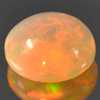 0.80 Ct. Sz 7 x 6 Mm. Natural Gem Play Of Colour Multi Color Opal Oval Cab