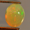0.69 Ct. Alluring Oval Cabochon Natural Gem Play Of Colour Multi Color Opal
