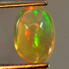 0.82 Ct. Nice Natural Gem Play Of Colour Multi Color Opal Oval Cabochon