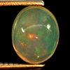 0.82 Ct. Beautiful Natural Gem Play Of Colour Multi Color Opal Oval Cab