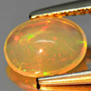 0.68 Ct. Sz 8 x 6 Mm. Natural Gem Play Of Colour Multi Color Opal Oval Cab