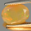 0.68 Ct. Attractive Gem Natural Multi Color Play Of Colour Opal Oval Shape