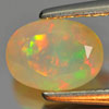 Delightful Gem 0.68 Ct. Oval Shape Natural Multi Color Play Of Colour Opal
