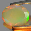 Calibrate Size 0.66 Ct. Oval Natural Gem Multi Color Play Of Colour Opal