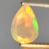 0.81 Ct. Good Natural Gem Multi Color Play Of Colour Opal Pear Shape