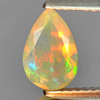 0.59 Ct. Calibrate Size Pear Natural Gem Multi Color Play Of Colour Opal