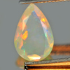 0.65 Ct. Attractive Pear Natural Gem Multi Color Play Of Colour Opal