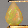 Nice Natural Gem 0.44 Ct. Pear Shape Multi Color Play Of Colour Opal