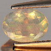0.83 Ct. Charming Natural Gem Multi Color Play Of Colour Opal Oval Shape