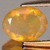 Good Natural Gem 0.66 Ct. Oval Shape Multi Color Play Of Colour Opal