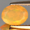 Natural Gemstone 0.54 Ct. Nice Oval Shape Multi Color Play Of Colour Opal