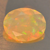 0.80 Ct. Delightful Oval Natural Gem Play Of Colour Multi Color Opal