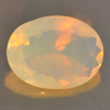 0.82 Ct. Beautiful Oval Natural Gem Play Of Colour Multi Color Opal