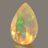 Unheated 0.77 Ct. Pear Natural Gem Play Of Colour Multi Color Opal