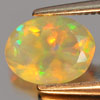Good Cutting 0.72 Ct. Oval Natural Gem Multi Color Play Of Colour Opal