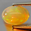 0.55 Ct. Delightful Oval Cab Natural Gem Multi Color Play Of Colour Opal