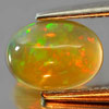 Nice Natural Gem 0.62 Ct. Oval Cabochon Multi Color Play Of Colour Opal