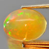 0.70 Ct. Beautiful Oval Cab Natural Gem Multi Color Play Of Colour Opal