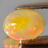 Good Natural Gem 0.69 Ct. Oval Cabochon Multi Color Play Of Colour Opal Good Natural Gem 0.69 Ct. Oval Cabochon Multi Color Play Of Colour Opal