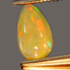 Nice Gem 0.60 Ct. Pear Cabochon Natural Multi Color Play Of Colour Opal Nice Gem 0.60 Ct. Pear Cabochon Natural Multi Color Play Of Colour Opal