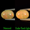 Opal Multi Color 1.42 Ct. Oval Cabochon 9.2 x 7 Mm. Natural Gemstone Unheated