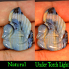 Multi Color Opal Boulder 20.99 Ct. Swan Carving Natural Gemstone From Australia