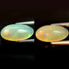 Opal Multi Color 2.06 Ct. Oval Cabochon 13.6 x 7.2 Mm. Natural Gemstone Unheated