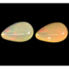 Multi Color Opal 1.12 Ct. Pear Cabochon Shape 10 x 7.2 Mm.Natural Unheated