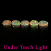 Natural Multi Color Opal 1.20 Ct. 5 Pcs Oval Cabochon Shape 5.8 x 4 Mm Gemstones