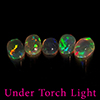 Natural Multi Color Opal 1.33 Ct. 5 Pcs Oval Cabochon Shape 6 x 4.1 Mm Gems