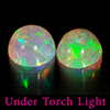 Natural Multi Color Opal 1.92 Ct. 2 Pcs Round Cabochon Shape 7.1 Mm Gemstones Natural Multi Color Opal 1.92 Ct. 2 Pcs Round Cabochon Shape 7.1 Mm Gemstones