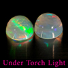 Natural Multi Color Opal 1.92 Ct. 2 Pcs Round Cabochon Shape 6.9 Mm Gemstones Natural Multi Color Opal 1.92 Ct. 2 Pcs Round Cabochon Shape 6.9 Mm Gemstones