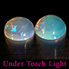 Natural Multi Color Opal 1.20 Ct. 2 Pcs Round Cabochon Shape 6.9 Mm Gemstones Natural Multi Color Opal 1.20 Ct. 2 Pcs Round Cabochon Shape 6.9 Mm Gemstones