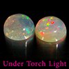 Natural Multi Color Opal 1.71 Ct. 2 Pcs Round Cabochon Shape 7 Mm Gemstones Natural Multi Color Opal 1.71 Ct. 2 Pcs Round Cabochon Shape 7 Mm Gemstones