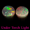 Natural Multi Color Opal 1.18 Ct. 2 Pcs Round Cabochon Shape 7 Mm Gemstones Natural Multi Color Opal 1.18 Ct. 2 Pcs Round Cabochon Shape 7 Mm Gemstones