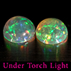 Natural Multi Color Opal 1.68 Ct. 2 Pcs Round Cabochon Shape 7.1 Mm Gemstones Natural Multi Color Opal 1.68 Ct. 2 Pcs Round Cabochon Shape 7.1 Mm Gemstones