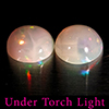 Natural Multi Color Opal 1.32 Ct. 2 Pcs Round Cabochon Shape 7 Mm Gemstones Natural Multi Color Opal 1.32 Ct. 2 Pcs Round Cabochon Shape 7 Mm Gemstones