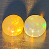 Natural Multi-Color Play Of Colour Opal 1.69 Ct. 2 Pcs Oval Cabochon Shape 7 x 6 Mm Gemstones Natural Multi-Color Play Of Colour Opal 1.69 Ct. 2 Pcs Oval Cabochon Shape 7 x 6 Mm Gemstones