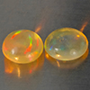 Natural Multi-Color Play Of Colour Opal 1.18 Ct. 2 Pcs Oval Cabochon Shape 6.4 x 6 Mm Gemstones Natural Multi-Color Play Of Colour Opal 1.18 Ct. 2 Pcs Oval Cabochon Shape 6.4 x 6 Mm Gemstones