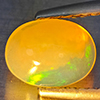 Natural Multi-Color Play Of Colour Opal 1.10 Ct. Oval Cabochon Shape 8 x 6 Mm Gemstone From Ethiopia Natural Multi-Color Play Of Colour Opal 1.10 Ct. Oval Cabochon Shape 8 x 6 Mm Gemstone From Ethiopia