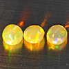 Natural Multi-Color Play Of Colour Opal 1.07 Ct. 3 Pcs Oval Cabochon Shape 5.2 x 4.5 Mm Gemstones Natural Multi-Color Play Of Colour Opal 1.07 Ct. 3 Pcs Oval Cabochon Shape 5.2 x 4.5 Mm Gemstones