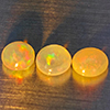 Natural Multi-Color Play Of Colour Opal 1.40 Ct. 3 Pcs Round Cabochon Shape 5.3 Mm Gemstone Ethiopia Natural Multi-Color Play Of Colour Opal 1.40 Ct. 3 Pcs Round Cabochon Shape 5.3 Mm Gemstone Ethiopia
