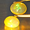 Natural Multi-Color Play Of Colour Opal 1.77 Ct. 2 Pcs Oval Cabochon Shape 7.1 x 6.1 Mm Gemstones Natural Multi-Color Play Of Colour Opal 1.77 Ct. 2 Pcs Oval Cabochon Shape 7.1 x 6.1 Mm Gemstones