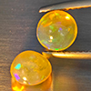 Natural Multi-Color Play Of Colour Opal 1.57 Ct. 2 Pcs Round Cabochon Shape 6 Mm Gemstone Ethiopia Natural Multi-Color Play Of Colour Opal 1.57 Ct. 2 Pcs Round Cabochon Shape 6 Mm Gemstone Ethiopia