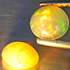 Natural Multi-Color Play Of Colour Opal 0.87 Ct. 2 Pcs Oval Cabochon Shape 6.4 x 5.9 Mm Gemstones Natural Multi-Color Play Of Colour Opal 0.87 Ct. 2 Pcs Oval Cabochon Shape 6.4 x 5.9 Mm Gemstones