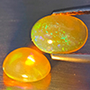 Natural Multi-Color Play Of Colour Opal 1.41 Ct. 2 Pcs Oval Cabochon Shape 7.9 x 5.5 Mm Gemstones Natural Multi-Color Play Of Colour Opal 1.41 Ct. 2 Pcs Oval Cabochon Shape 7.9 x 5.5 Mm Gemstones