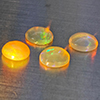 Natural Multi-Color Play Of Colour Opal 2.60 Ct. 5 Pcs Oval Cabochon Shape 6.8 x 5.6 Mm Gemstones Natural Multi-Color Play Of Colour Opal 2.60 Ct. 5 Pcs Oval Cabochon Shape 6.8 x 5.6 Mm Gemstones