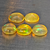 Natural Multi-Color Play Of Colour Opal 3.48 Ct. 5 Pcs Oval Cabochon Shape 7.8 x 6.1 Mm Gemstones Natural Multi-Color Play Of Colour Opal 3.48 Ct. 5 Pcs Oval Cabochon Shape 7.8 x 6.1 Mm Gemstones